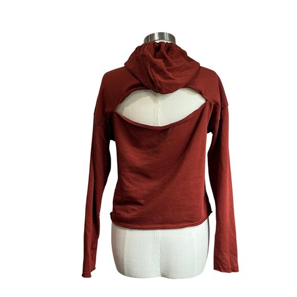 Born Primitive Flashback Hoodie in Cinnamon Dark Rust Orange Sz Small - Picture 2 of 8